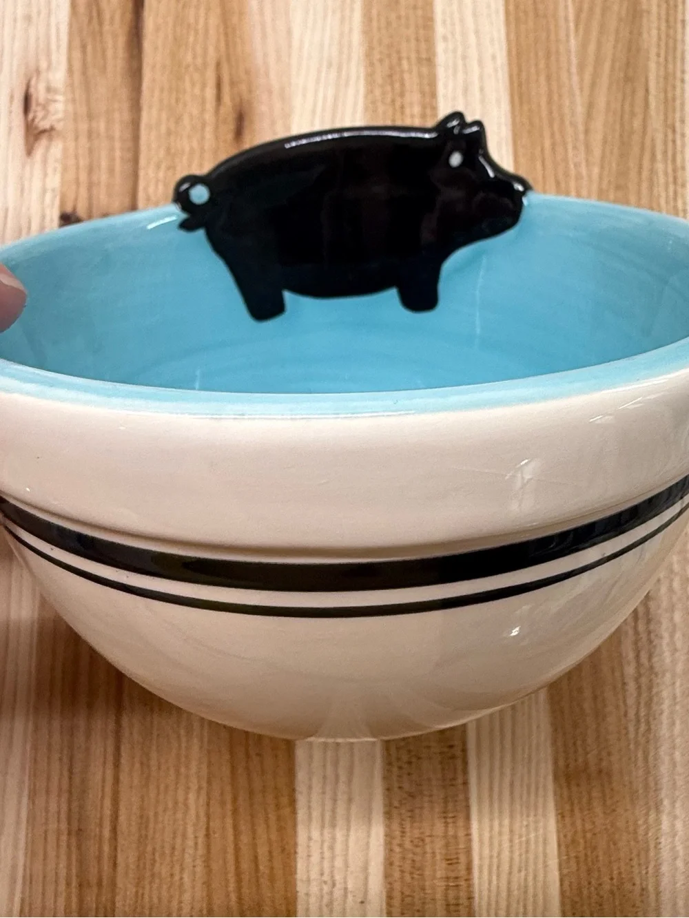 Sonoma Goods For Life Homestead Animal Nesting Bowls Set of 2 (Missing Chicken)